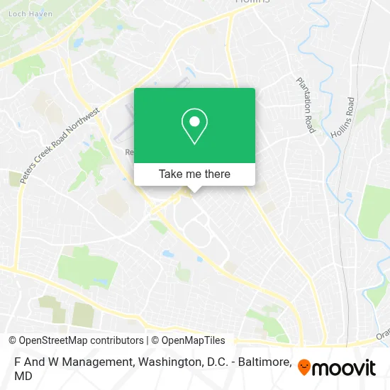 F And W Management map