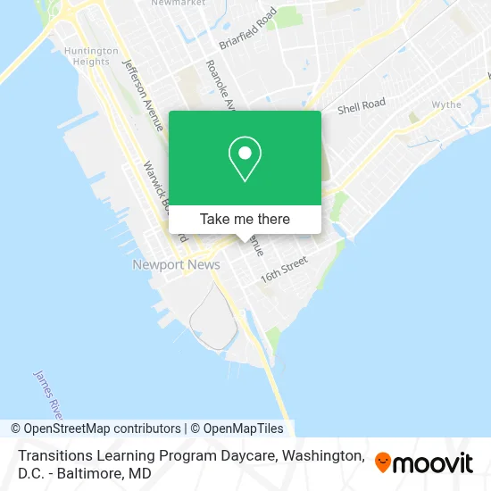 Transitions Learning Program Daycare map