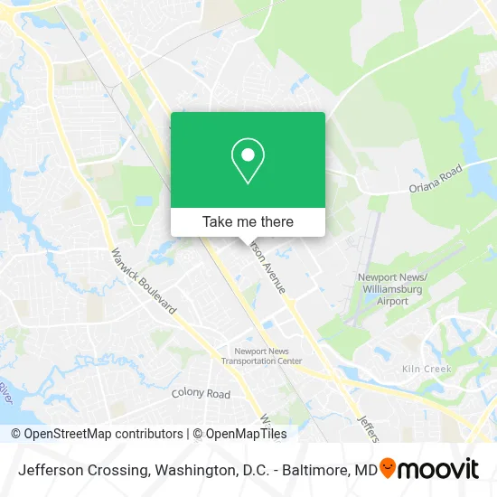 Jefferson Crossing map