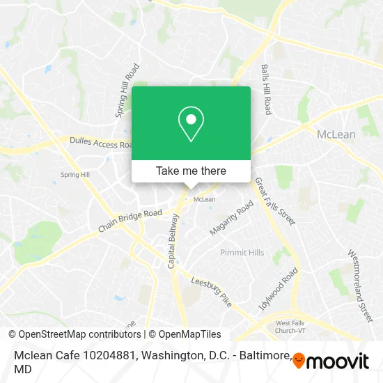 Mclean Cafe 10204881 map