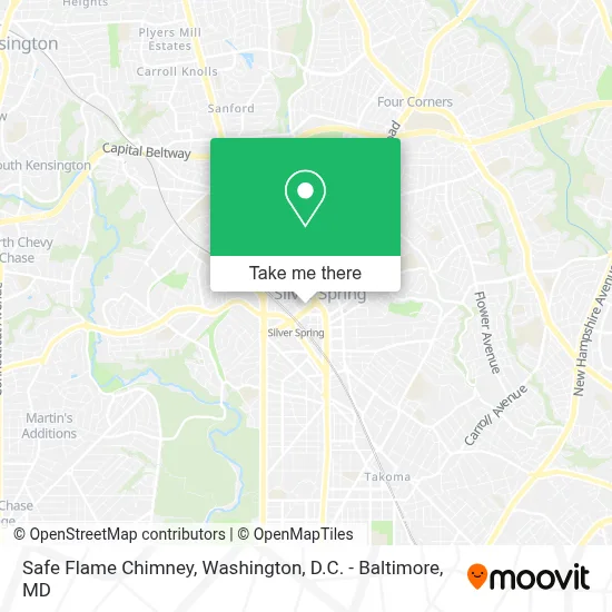 Safe Flame Chimney map