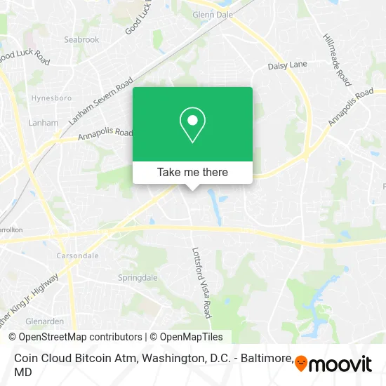 Coin Cloud Bitcoin Atm map