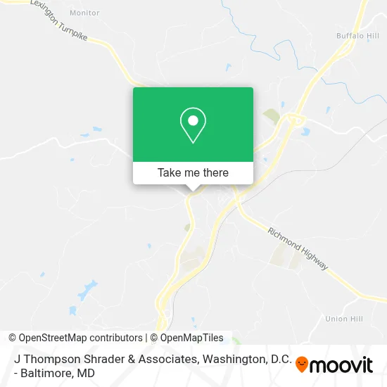 J Thompson Shrader & Associates map