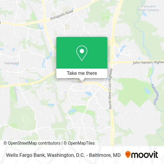 Wells Fargo Bank map