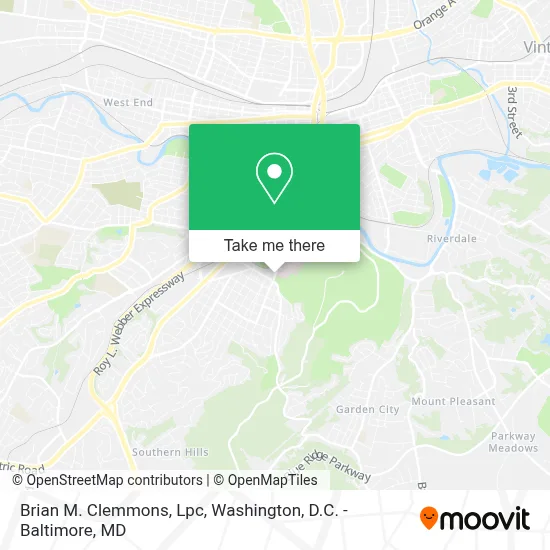 Brian M. Clemmons, Lpc map