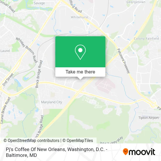 Pj's Coffee Of New Orleans map