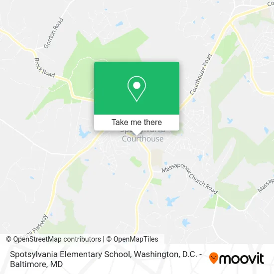 Spotsylvania Elementary School map