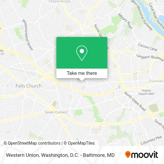 Western Union map