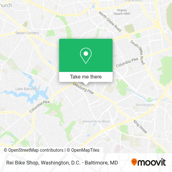 Rei Bike Shop map