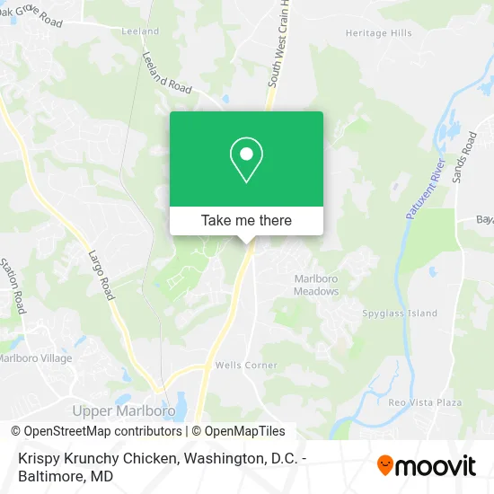 Krispy Krunchy Chicken map