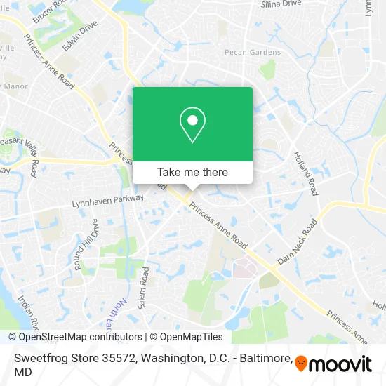 Sweetfrog Store 35572 map