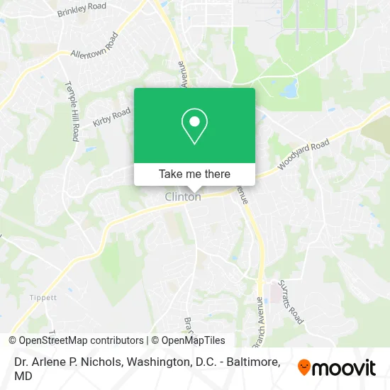 Dr. Arlene P. Nichols map