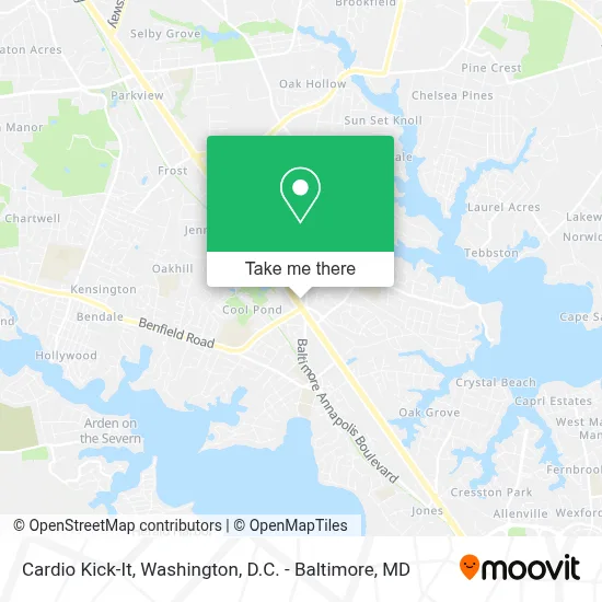 Cardio Kick-It map