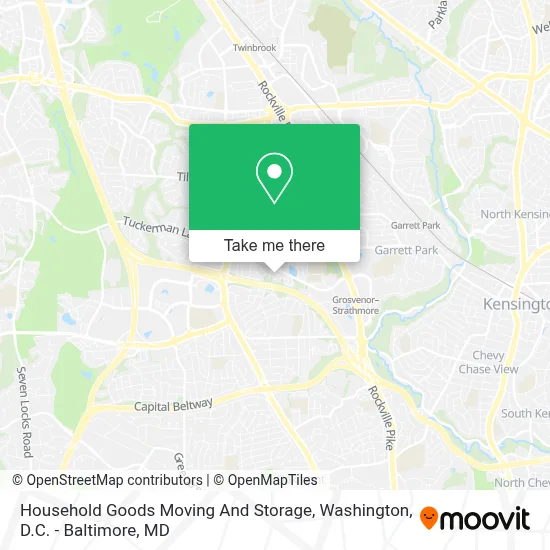 Household Goods Moving And Storage map