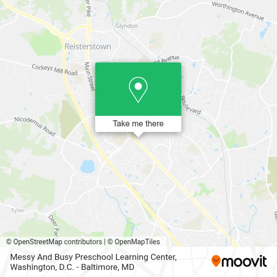 Messy And Busy Preschool Learning Center map
