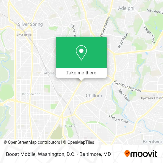 Boost Mobile map