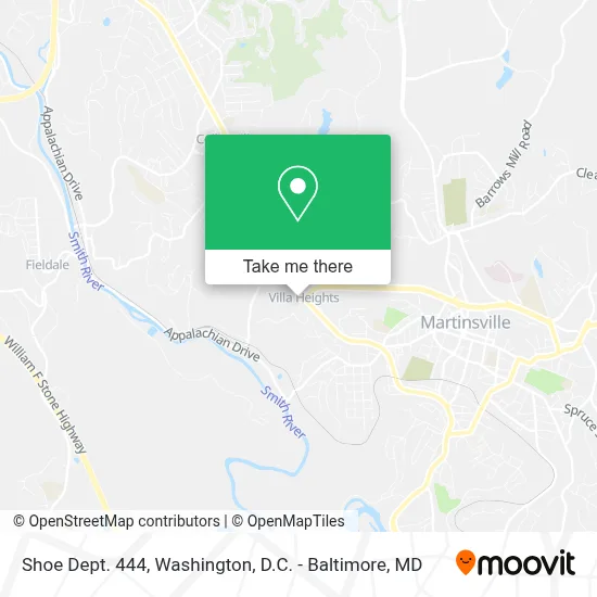 Shoe Dept. 444 map
