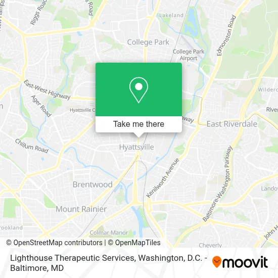 Lighthouse Therapeutic Services map