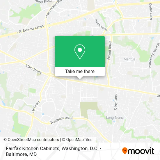 Fairfax Kitchen Cabinets map
