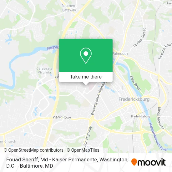 Fouad Sheriff, Md - Kaiser Permanente map