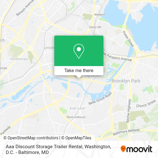 Aaa Discount Storage Trailer Rental map