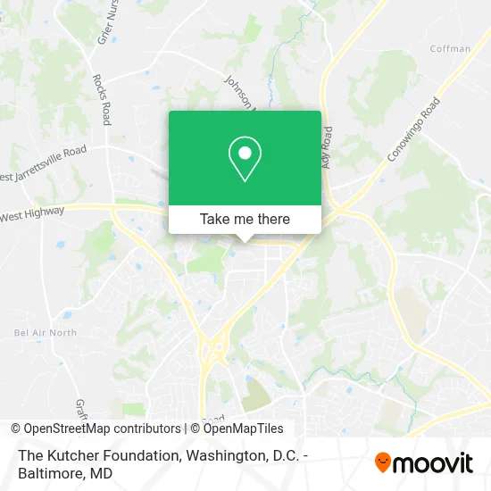 The Kutcher Foundation map