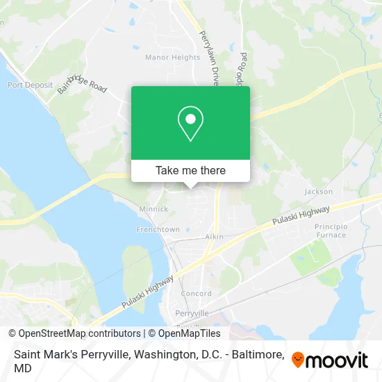 Saint Mark's Perryville map