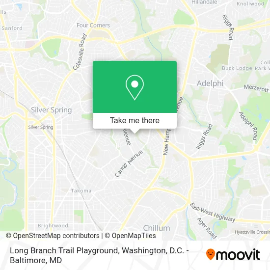 Long Branch Trail Playground map