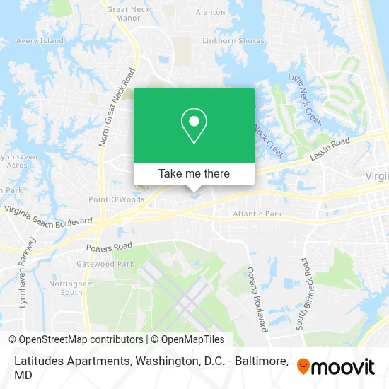 Latitudes Apartments map