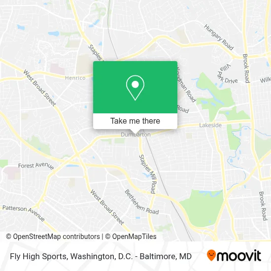 Fly High Sports map