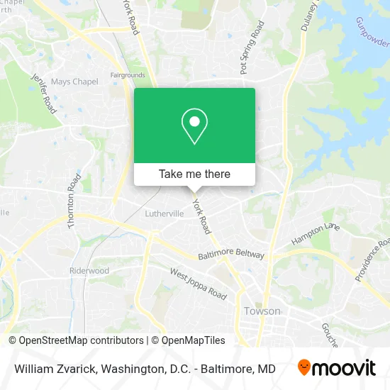 William Zvarick map