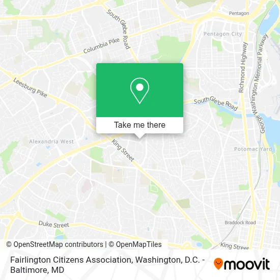Fairlington Citizens Association map