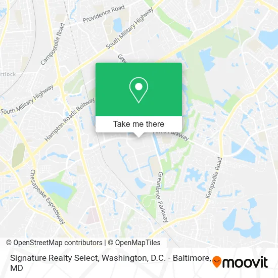 Signature Realty Select map