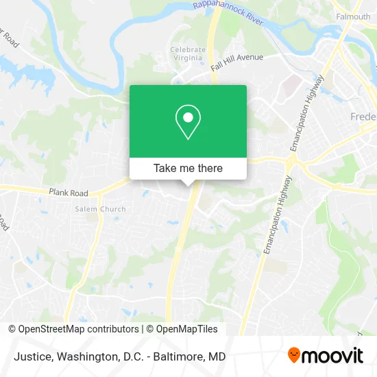 Justice map