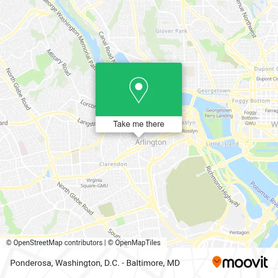 Ponderosa map