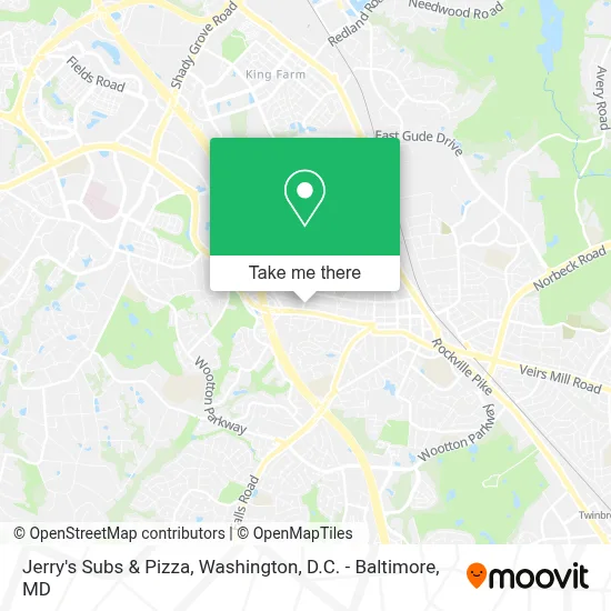Jerry's Subs & Pizza map