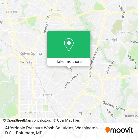 Affordable Pressure Wash Solutions map
