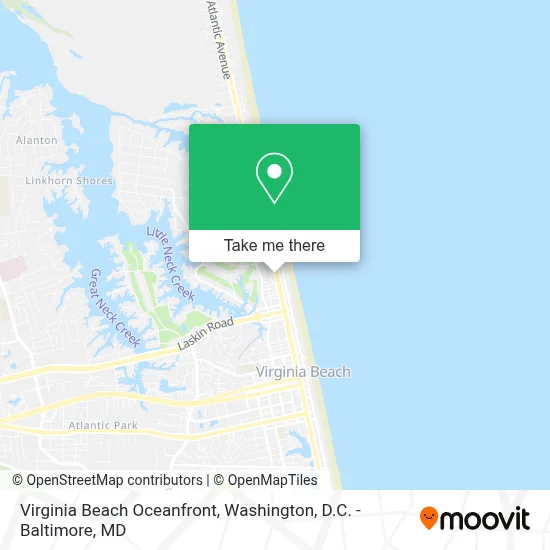Virginia Beach Oceanfront map