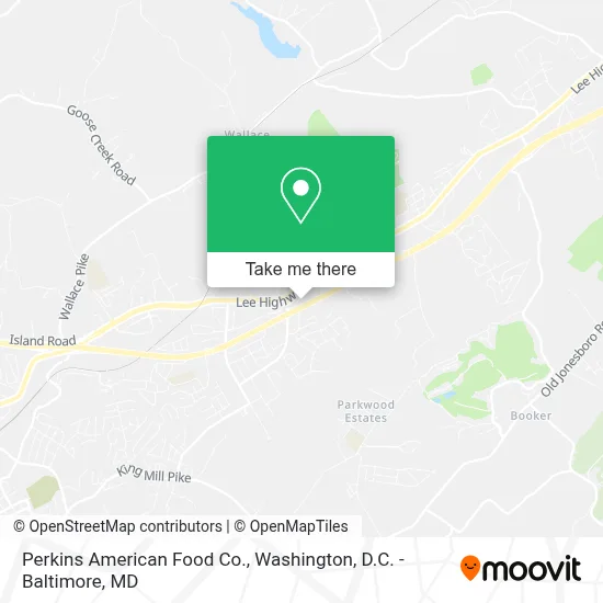 Perkins American Food Co. map