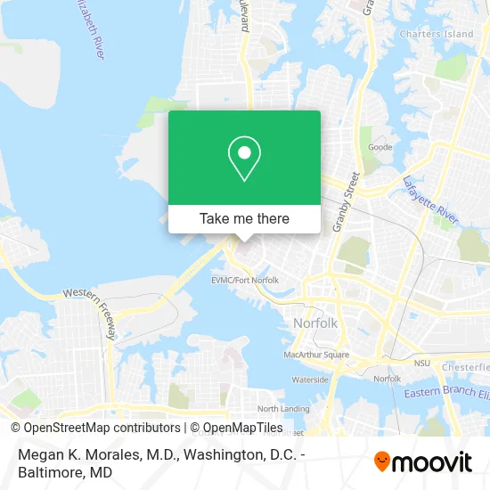 Megan K. Morales, M.D. map