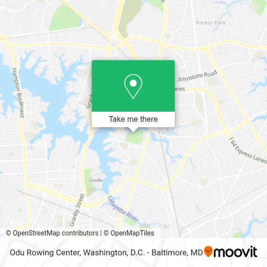 Odu Rowing Center map