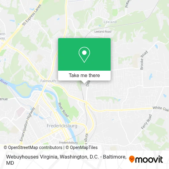 Webuyhouses Virginia map