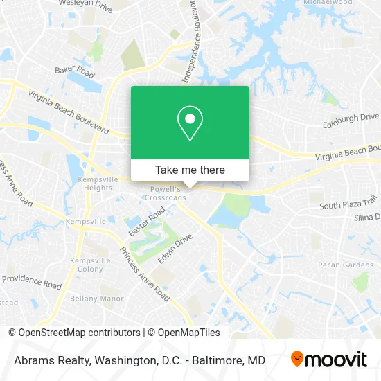 Abrams Realty map