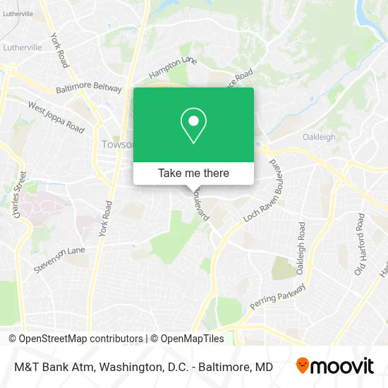 M&T Bank Atm map