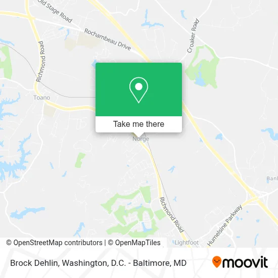 Brock Dehlin map