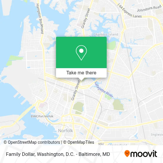 Family Dollar map