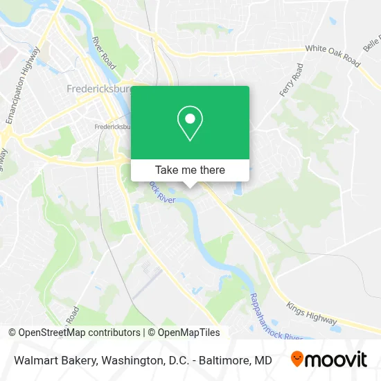 Walmart Bakery map