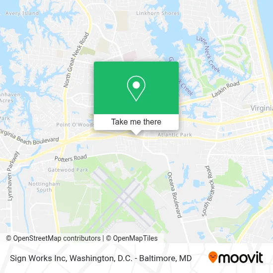 Sign Works Inc map