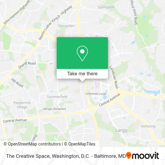The Creative Space map