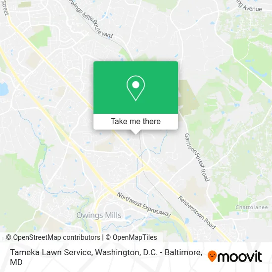 Tameka Lawn Service map